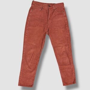 American Eagle Outfitters Rust Mom Straight Stretch Corduroy Women’s Pants
